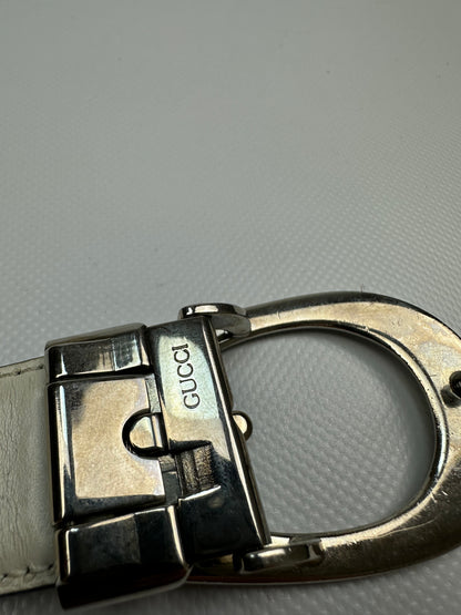 Vintage Gucci Gürtel reversible schwarz/weiß Gr. 85