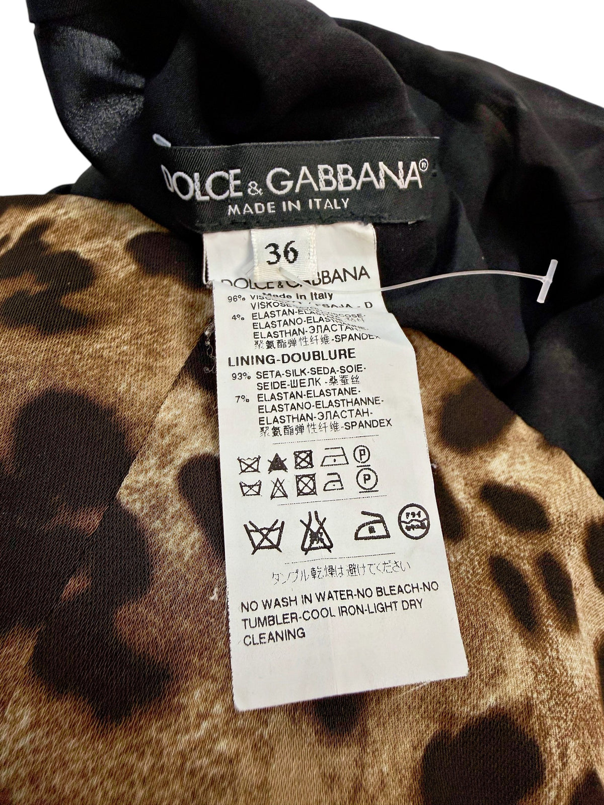 Vintage Dolce & Gabbana Leo Kleid