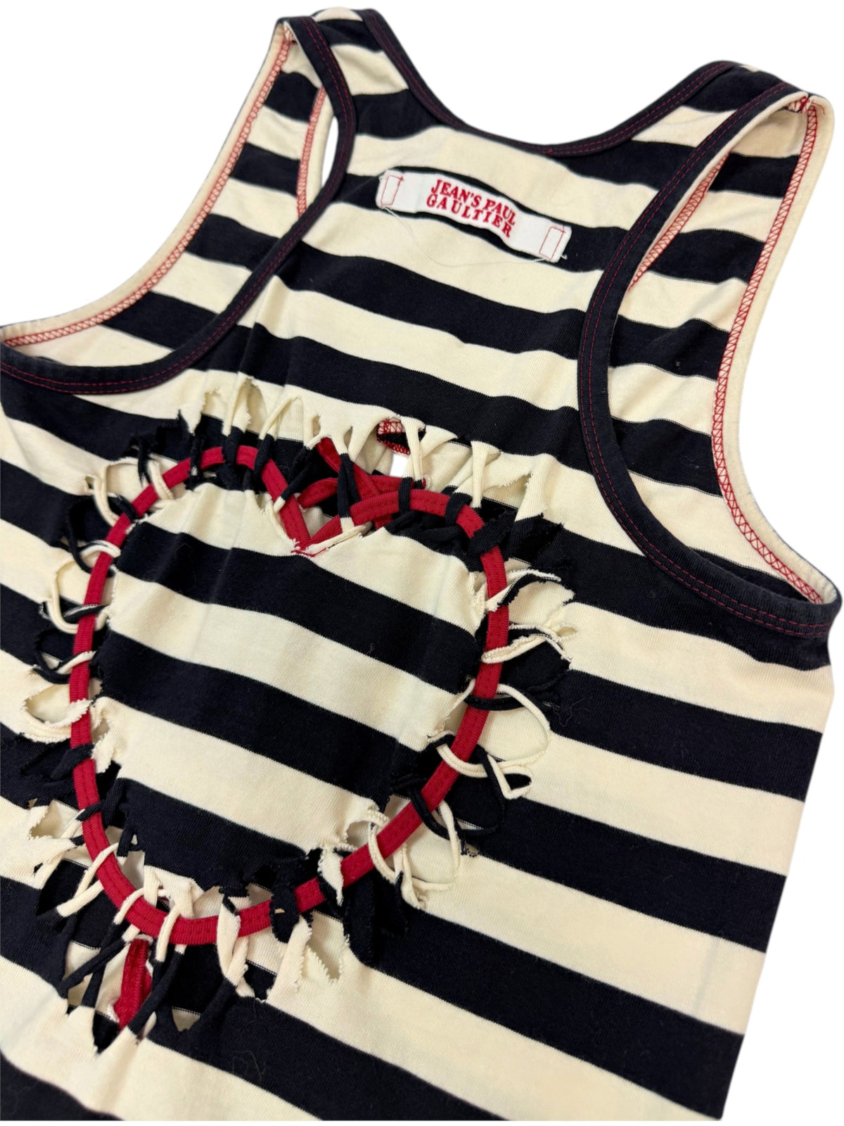 Vintage Jean's Paul Gaultier Bondage Heart Top