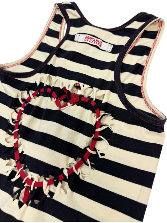 Vintage Jean's Paul Gaultier Bondage Heart Top