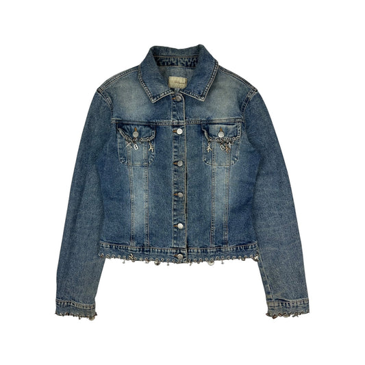 Vintage Blumarine Jeans Jacke blau Damen S