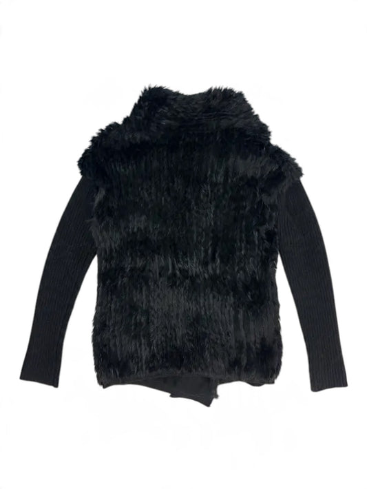 Helmut Lang AW 2000 Asymetric Fur Jacke