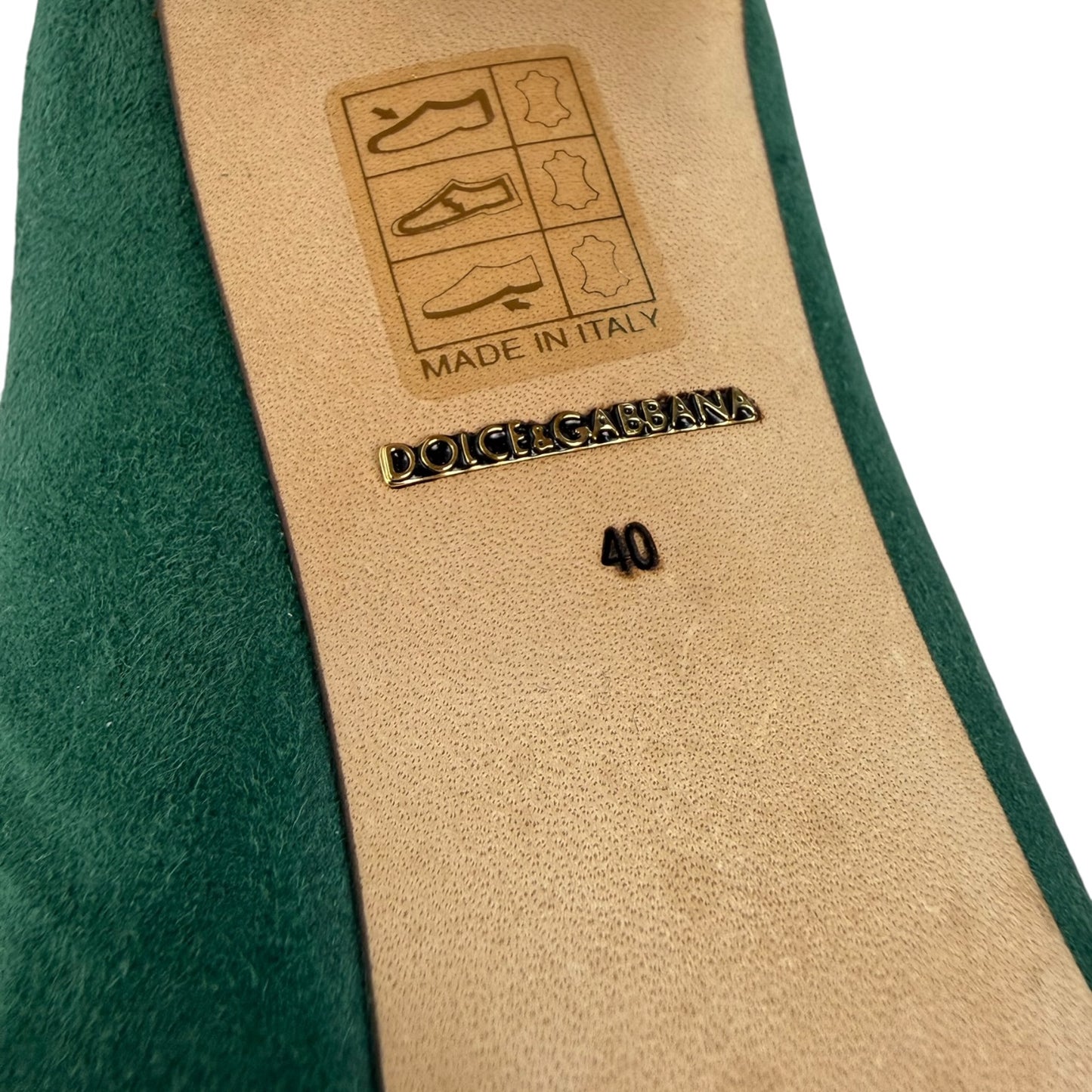 Dolce & Gabbana Heels grün Gr. 40