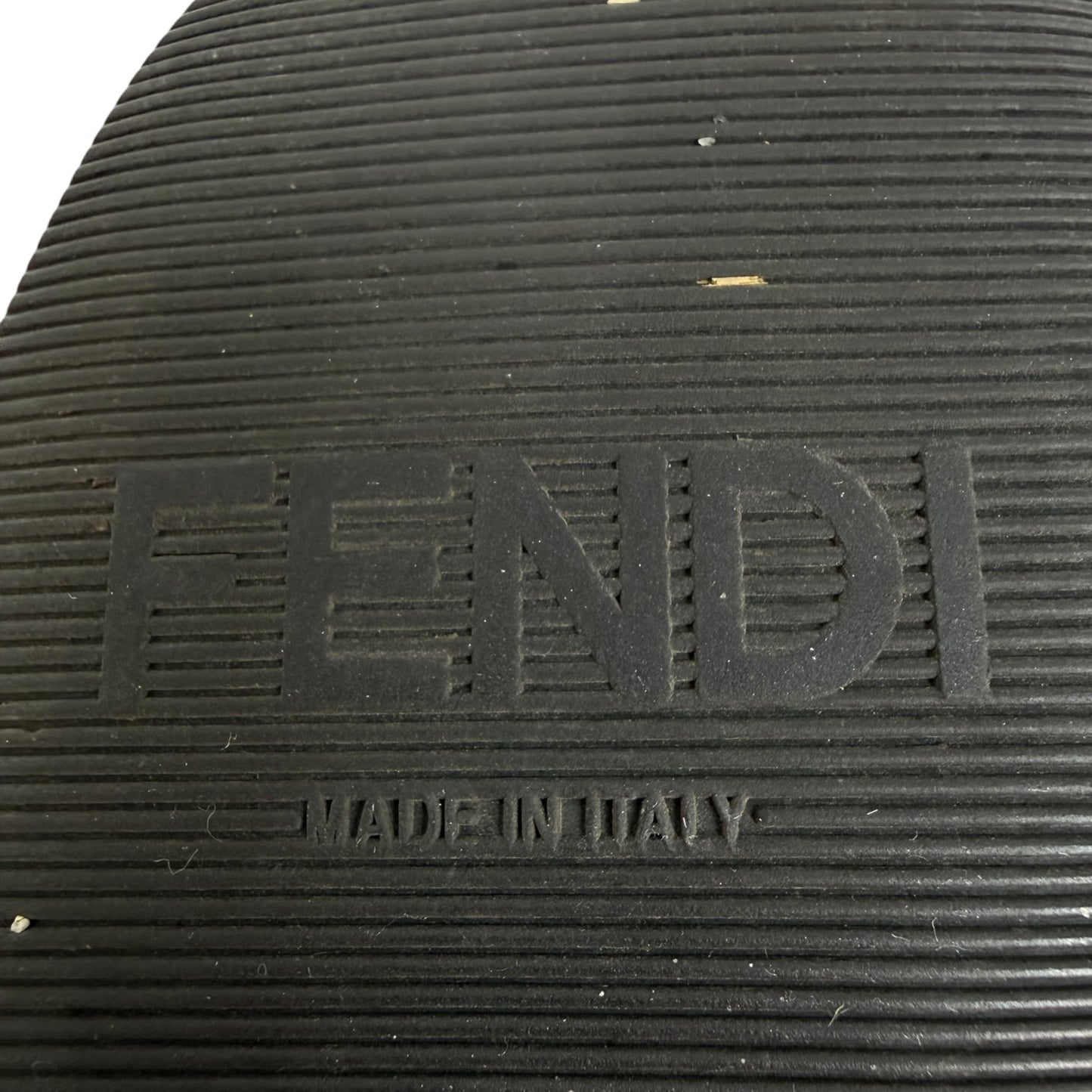 Vintage Fendi Ballerinas braun / schwarz Gr. 36