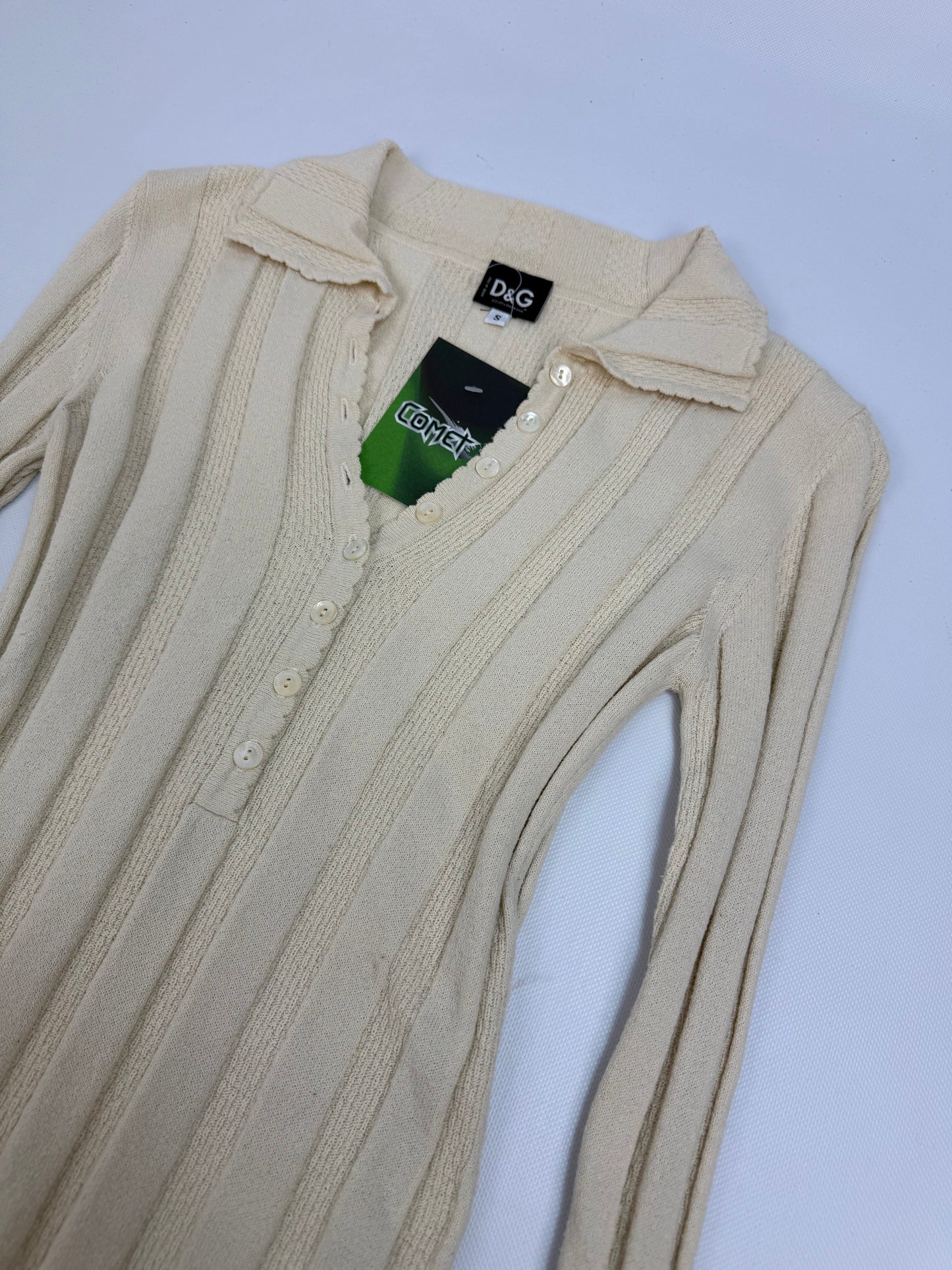 Vintage Dolce & Gabbana T-Shirt beige Gr. S