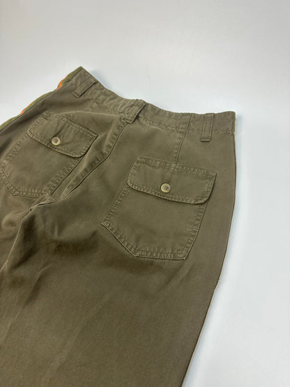 Vintage Dolce & Gabbana Hose grün/orange Gr. 42