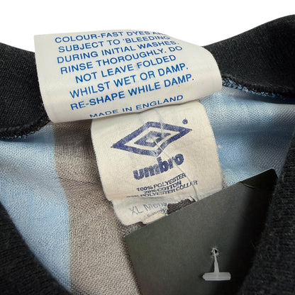 Vintage Umbro Inter Mailand Fußballtrikot blau / schwarz Gr. XL