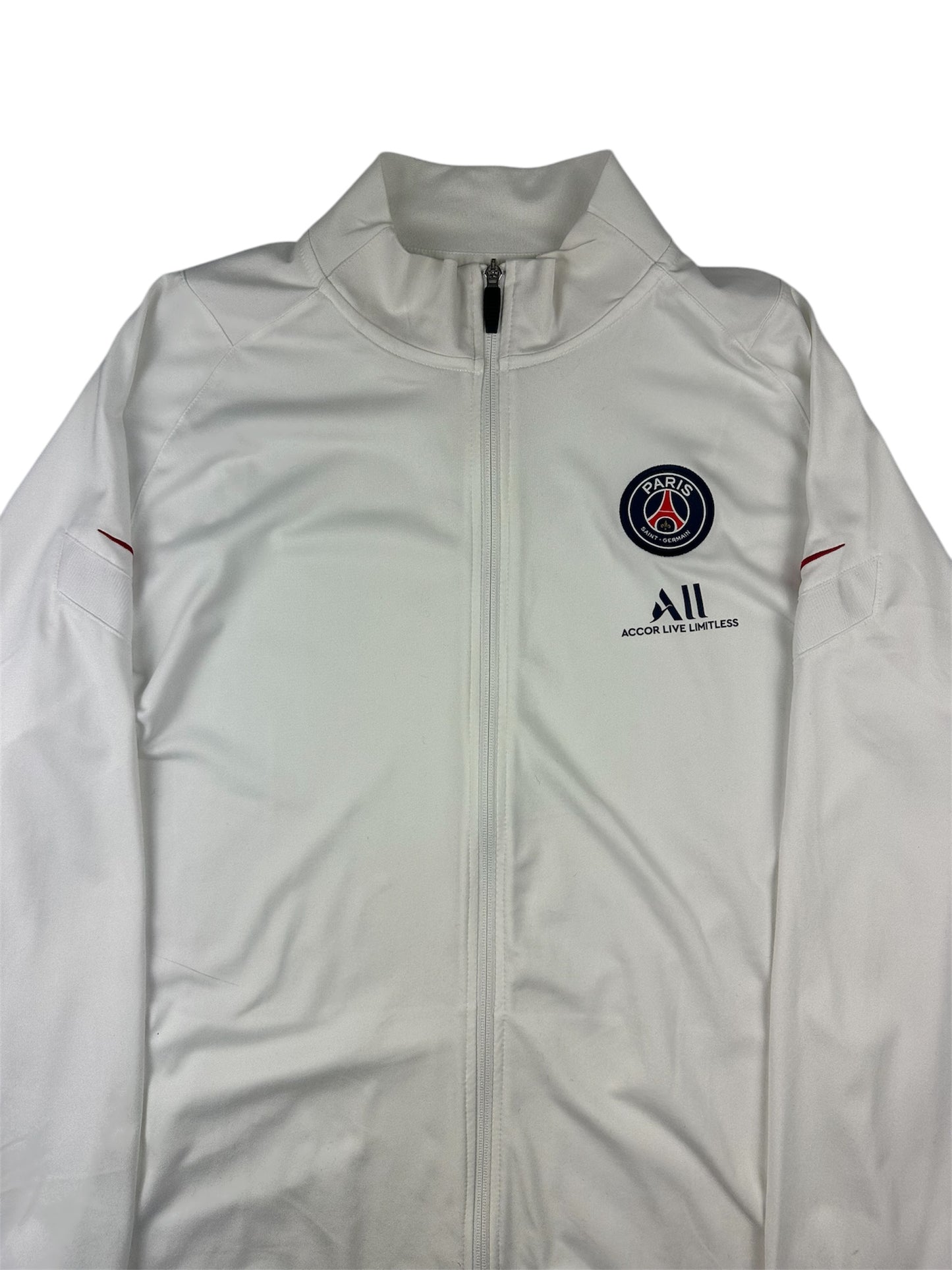 Nike PSG Fußball Trainings Jacke weiß XL