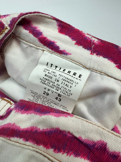 Vintage Dolce & Gabbana Hose weiß/pink Gr. 29