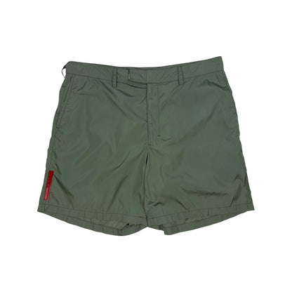Vintage Prada Hose kurz hellgrün 48