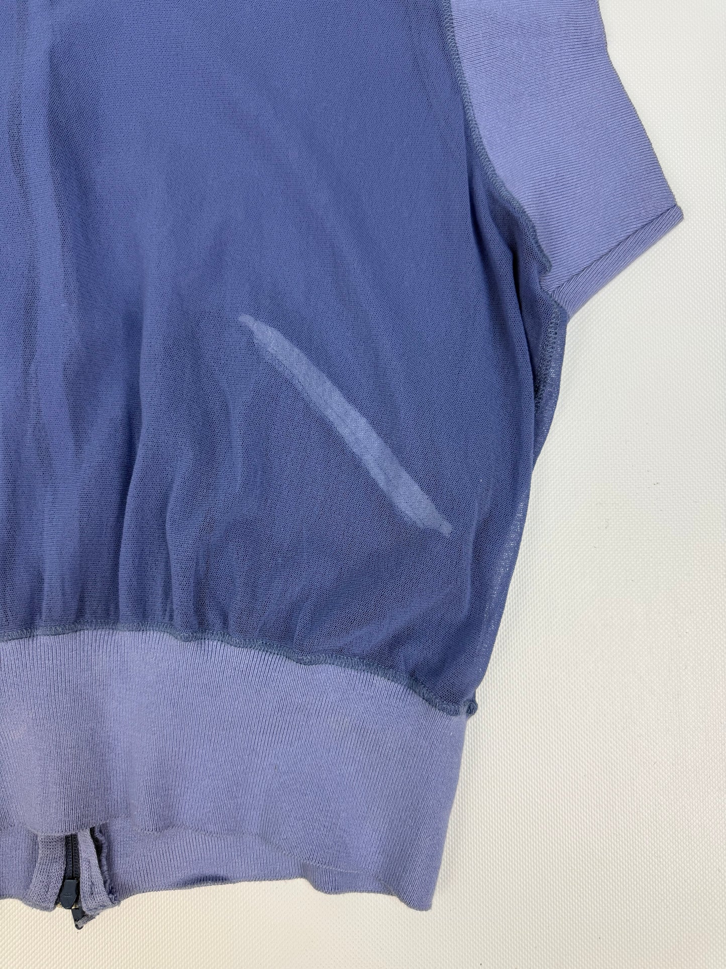 Vintage Jean Paul Gaultier Soleil Top/Jacke blau Gr. M