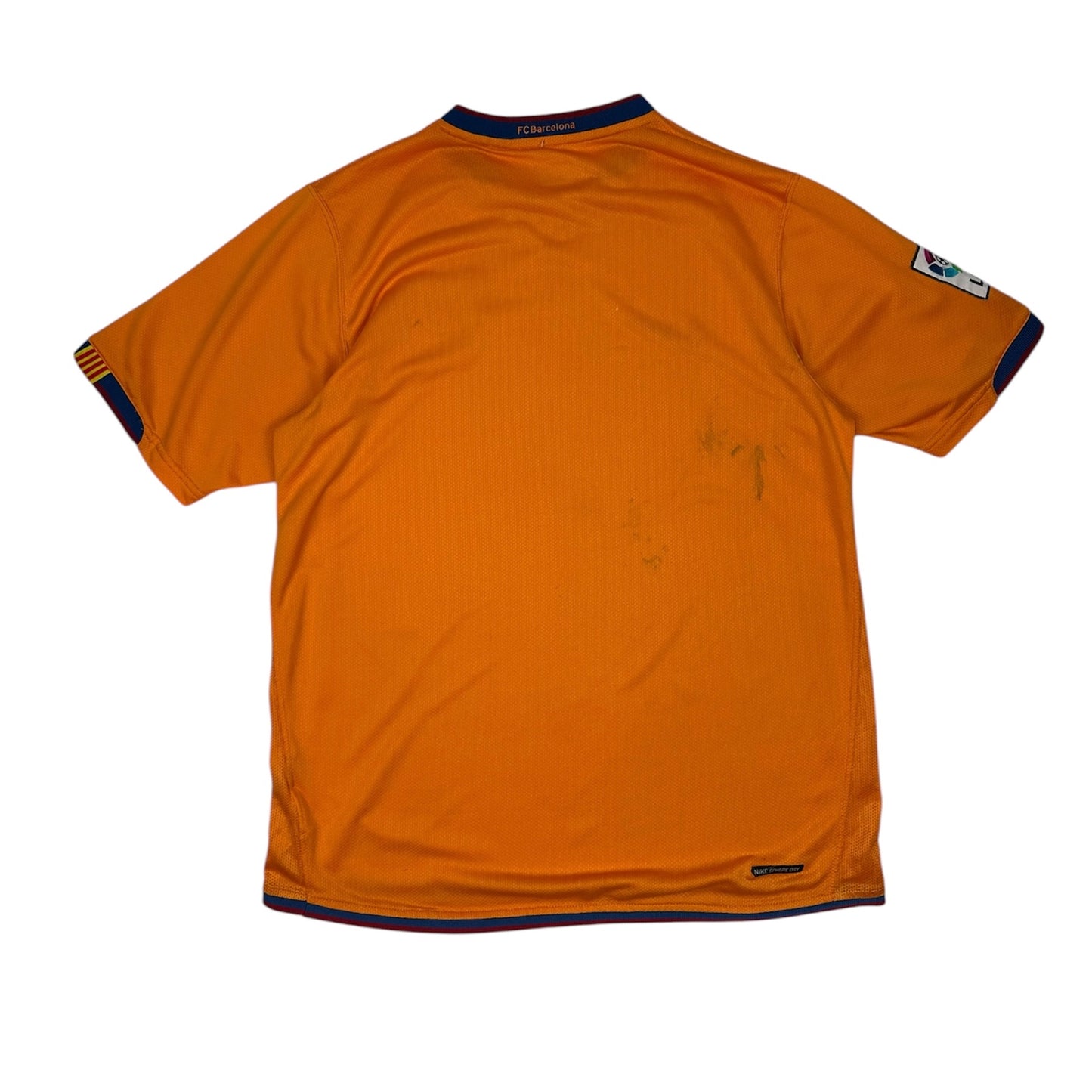 Vintage Nike Barcelona Fußballtrikot orange M