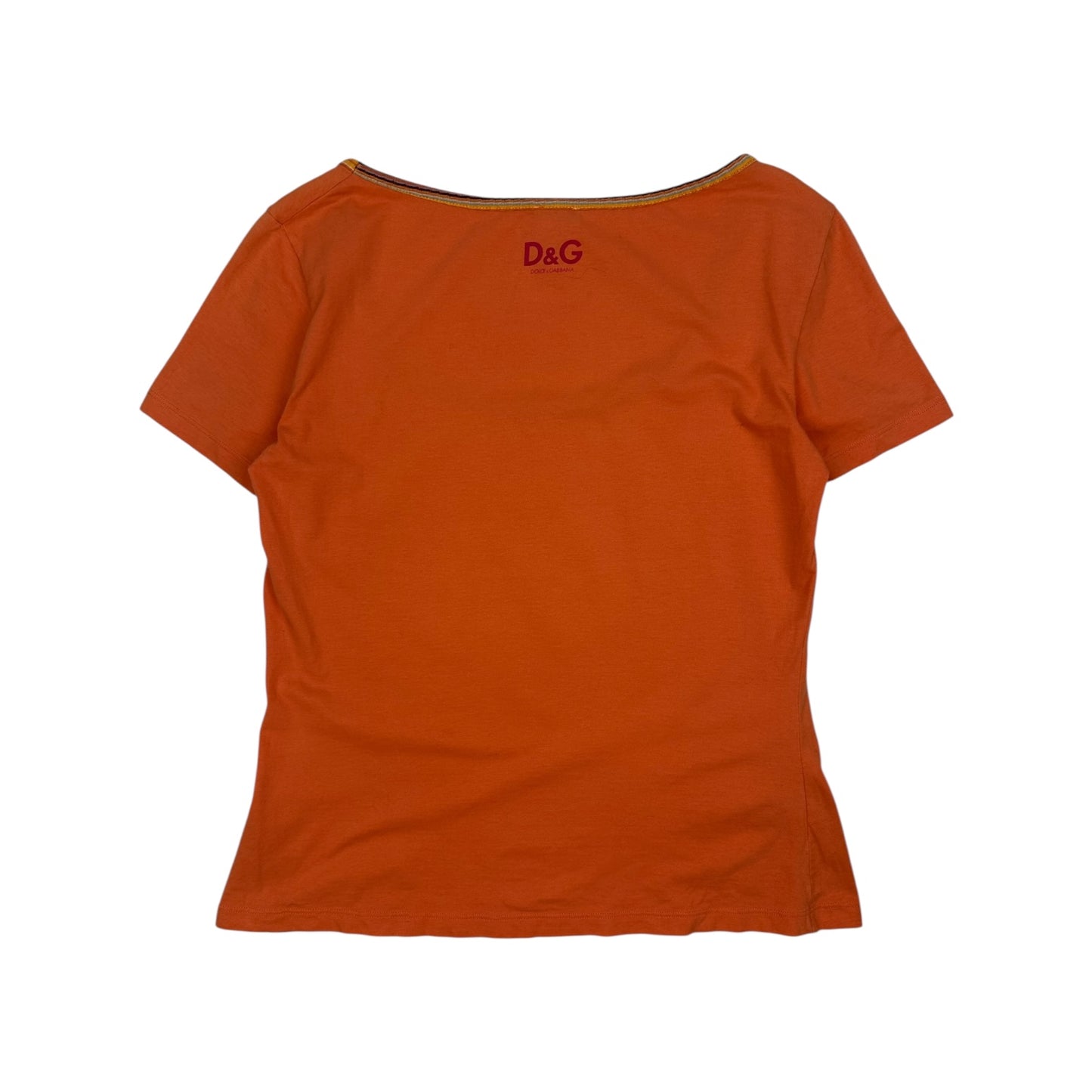 Vintage Dolce & Gabbana T-Shirt orange Damen L