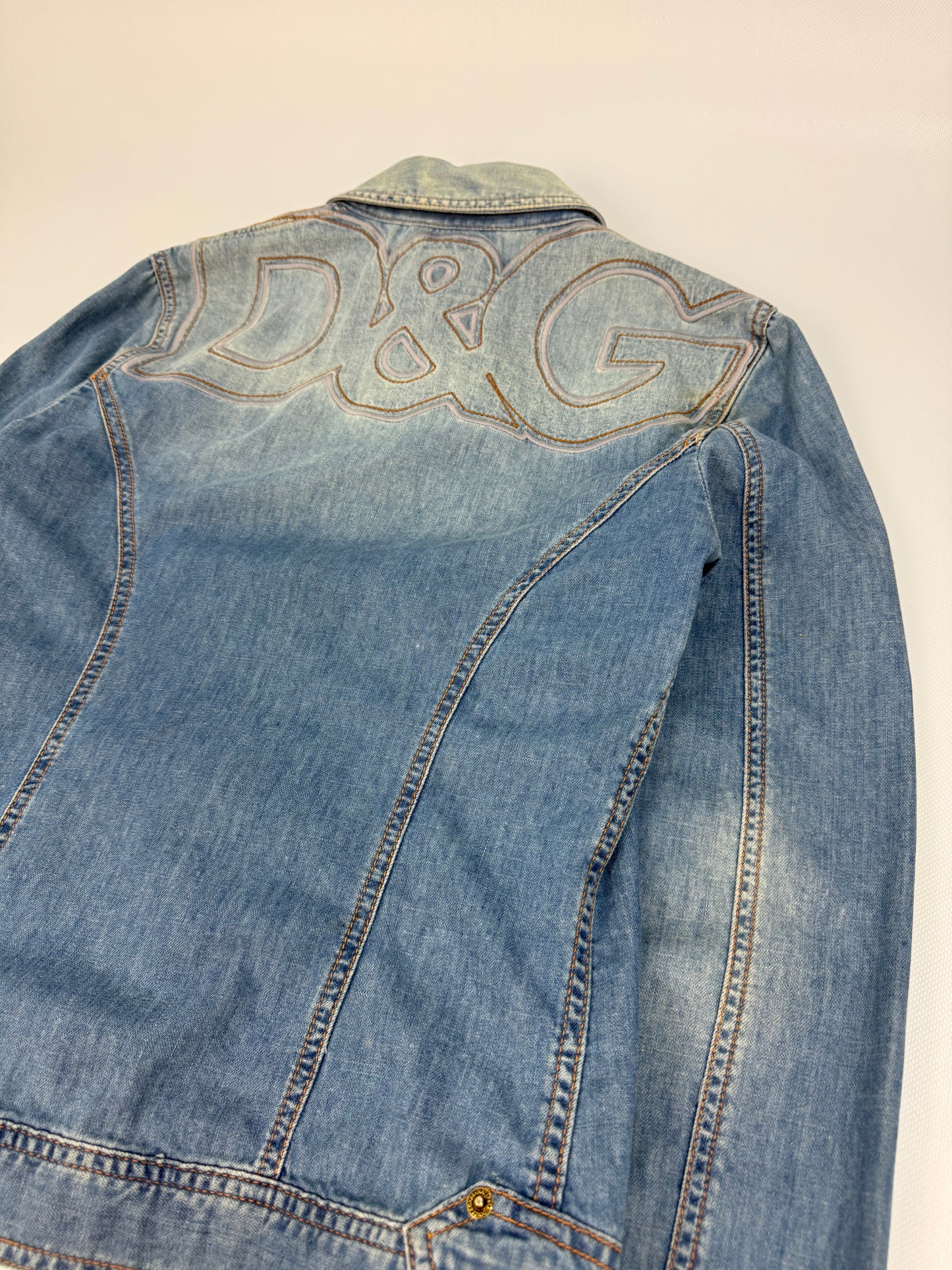 Vintage Dolce & Gabbana Jeansjacke blau Gr. M