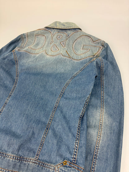 Vintage Dolce & Gabbana Jeansjacke blau Gr. M