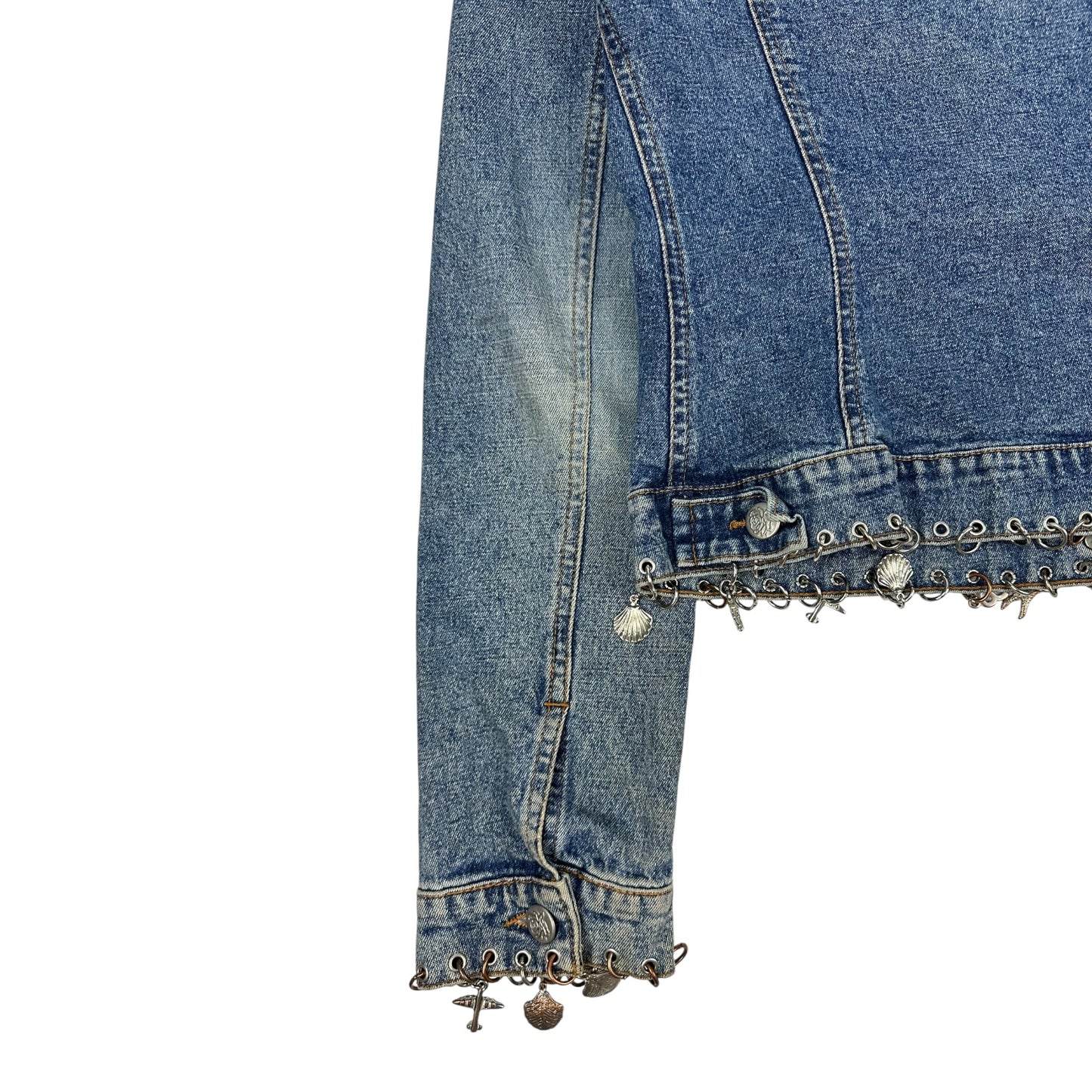 Vintage Blumarine Jeans Jacke blau Damen S