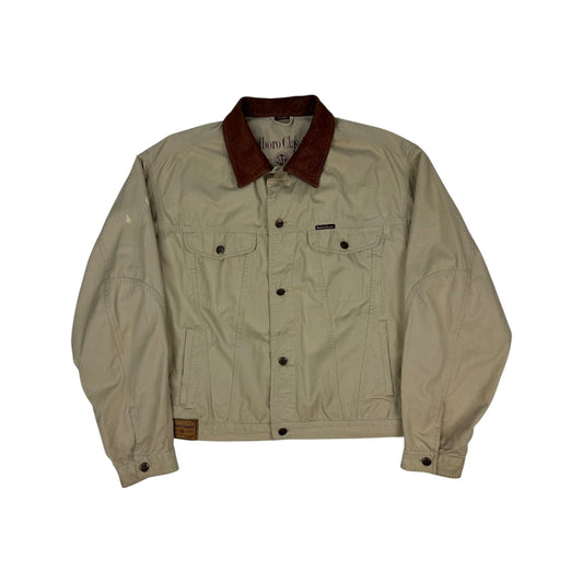 Vintage Marlboro Classics Jacke beige / braun XXL