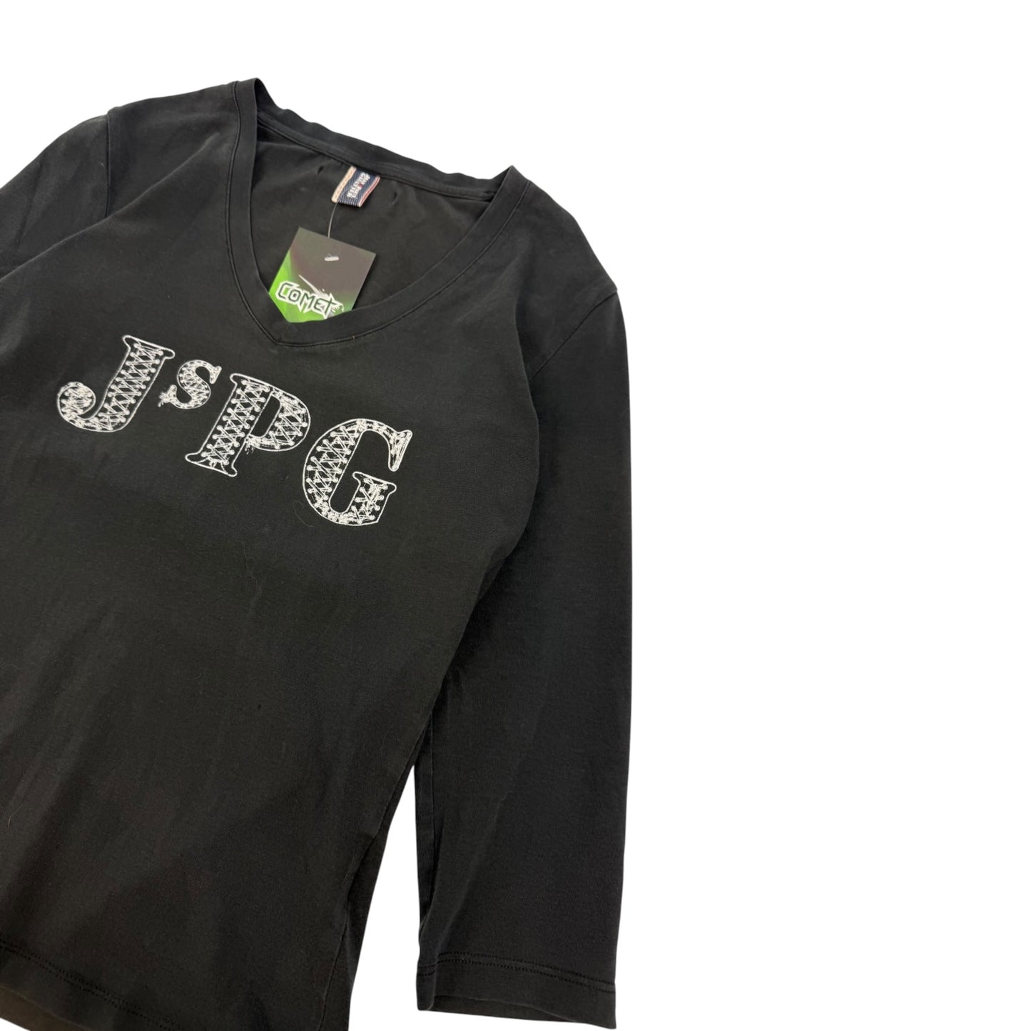 Vintage Jean Paul Gaultier Shirt schwarz Gr. Damen M