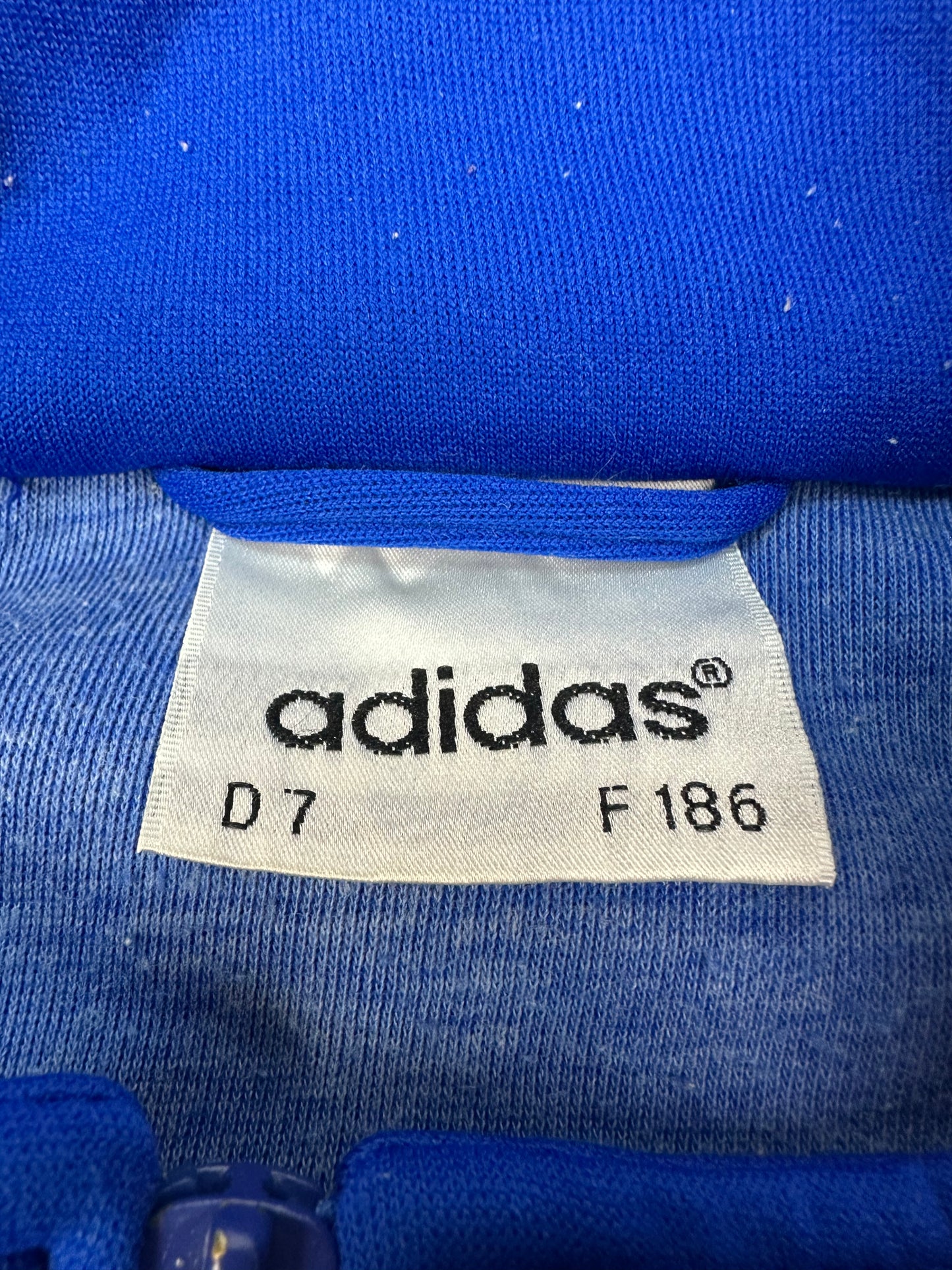 Vintage Adidas F.C. Bayern München Trackjacket blau/rot Gr. L