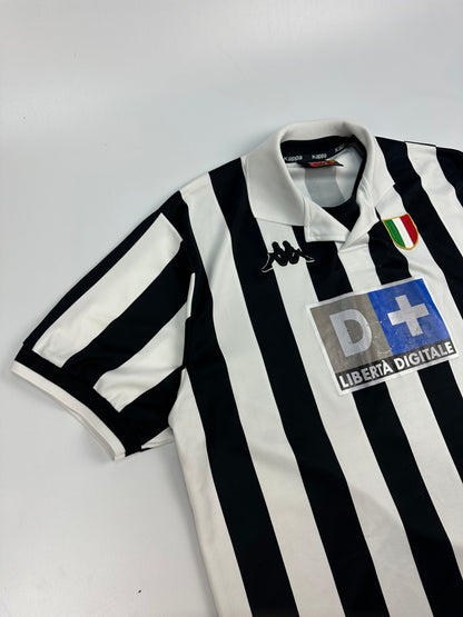 Vintage Kappa Juventus Turin Jersey schwarz/weiß Gr. XL
