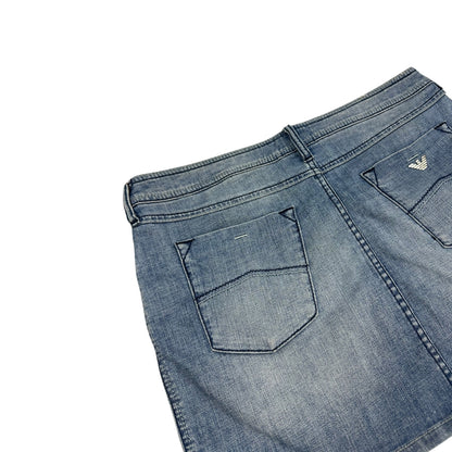 Vintage Armani Jeans Rock blau 46