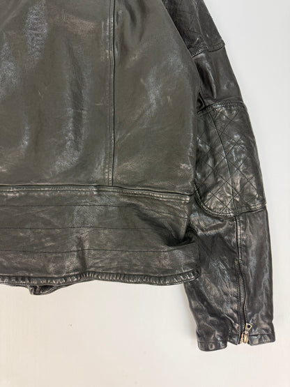 Vintage Neil Barrett Lederjacke schwarz Gr. XL