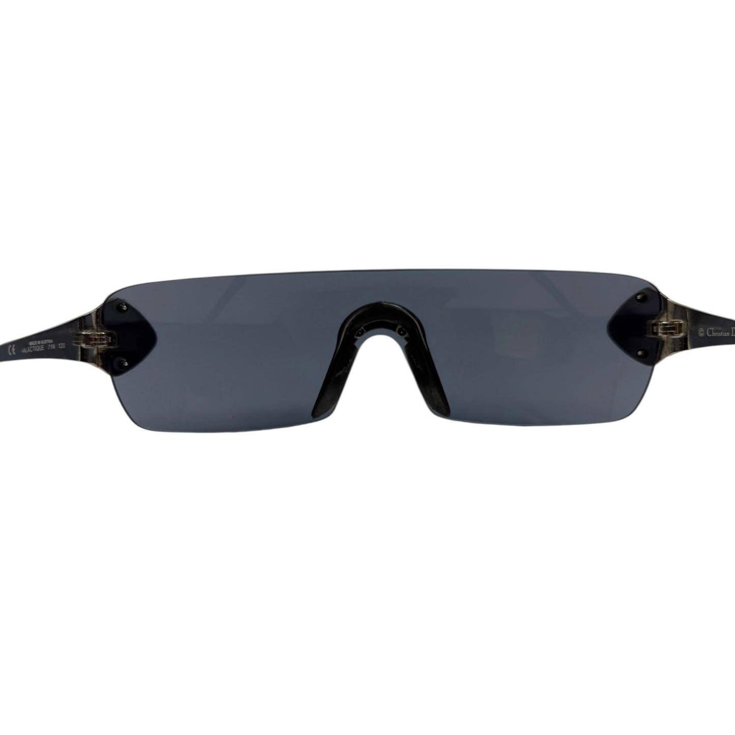 Vintage Christian Dior Sonnenbrille Silber
