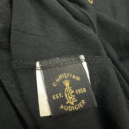 Vintage Christian Audigier Top schwarz Damen M