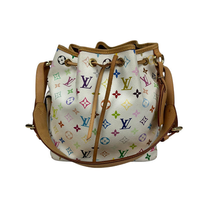Louis Vuitton Sac Noe Murakami Handtasche weiß / bunt