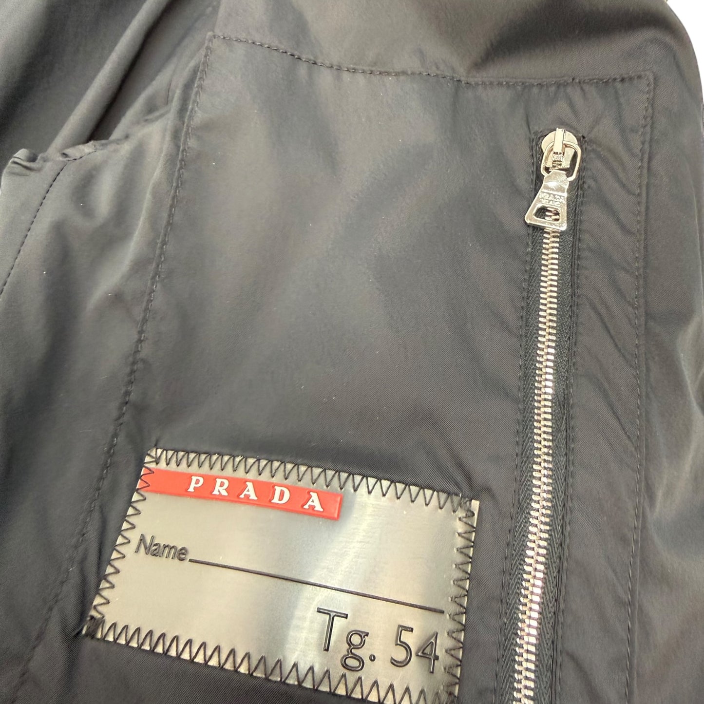 Vintage Prada Nylon Jacke schwarz Gr. 54 / L