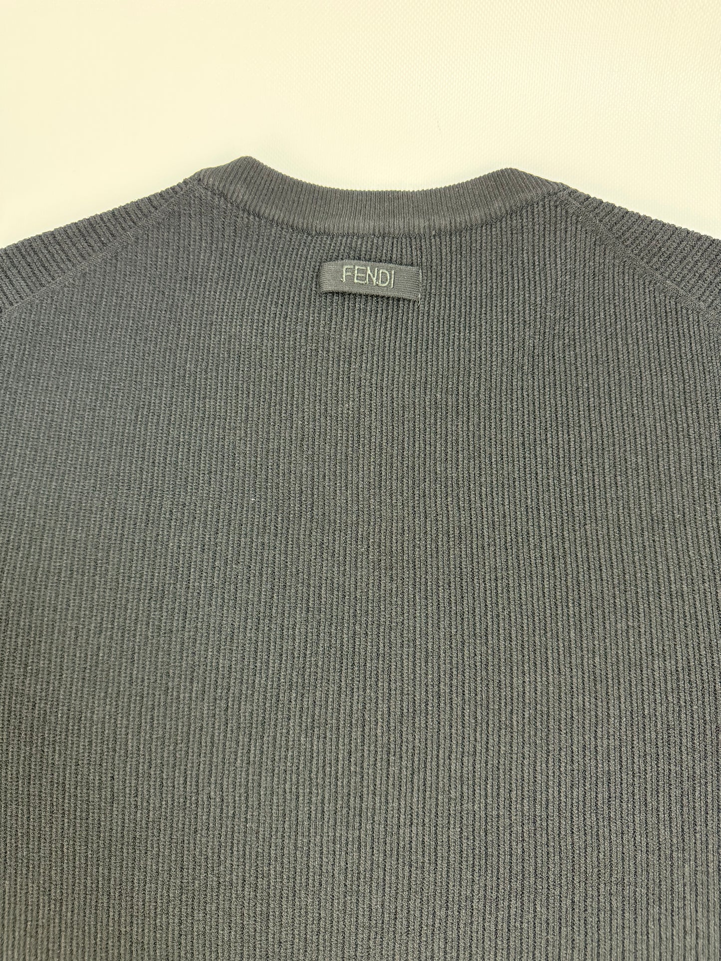 Fendi Slim Fit T-Shirt schwarz Gr. 46