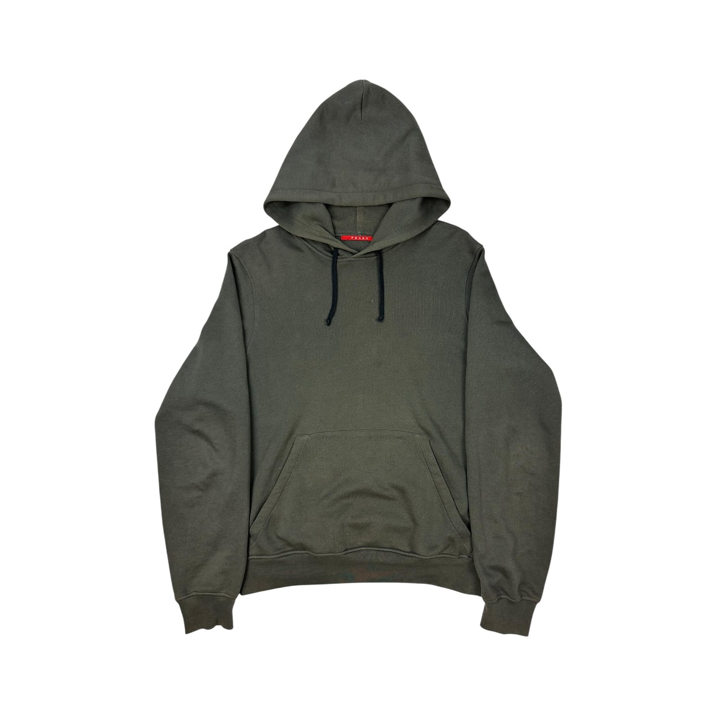 Vintage Prada Hoodie dunkelgrün M