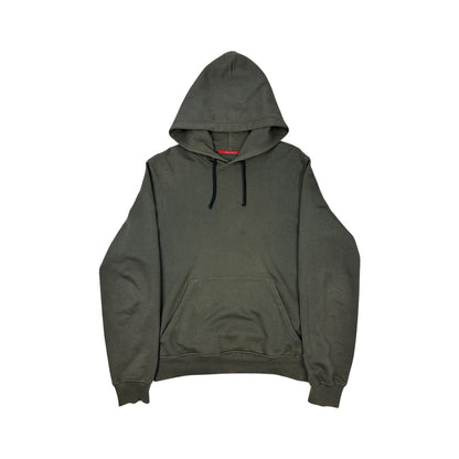 Vintage Prada Hoodie dunkelgrün M