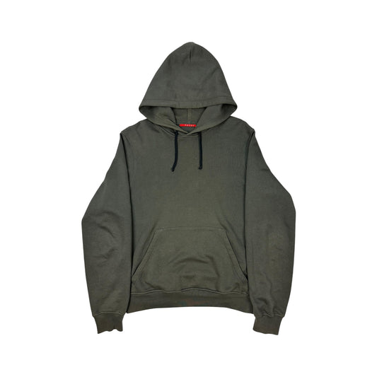 Vintage Prada Hoodie dunkelgrün M