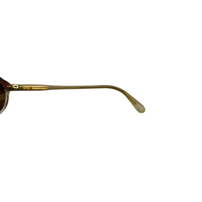 Vintage Cazal Sonnenbrille beige / braun