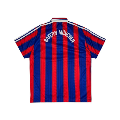 Vintage Adidas FC Bayern Fußball Trikot blau / rot L