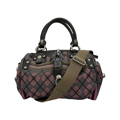 Vintage GG&L Mirror Me Tasche rot / grau