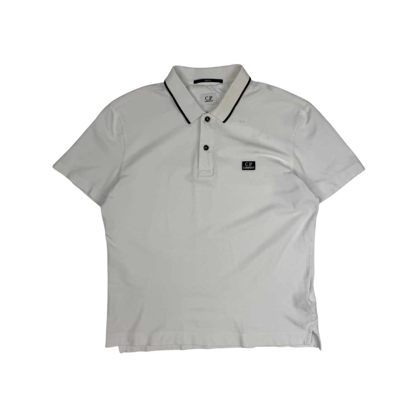 C.P. Company Polohemd weiß S