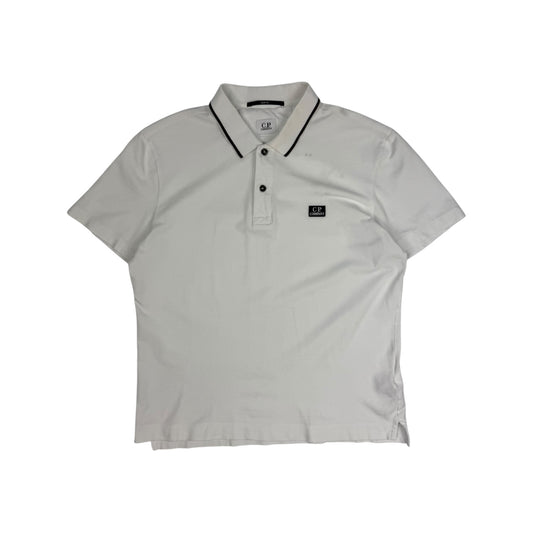 C.P. Company Polohemd weiß S