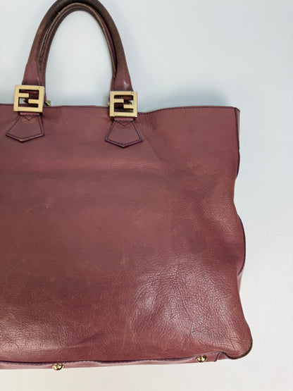 Vintage Fendi Shopper Lila