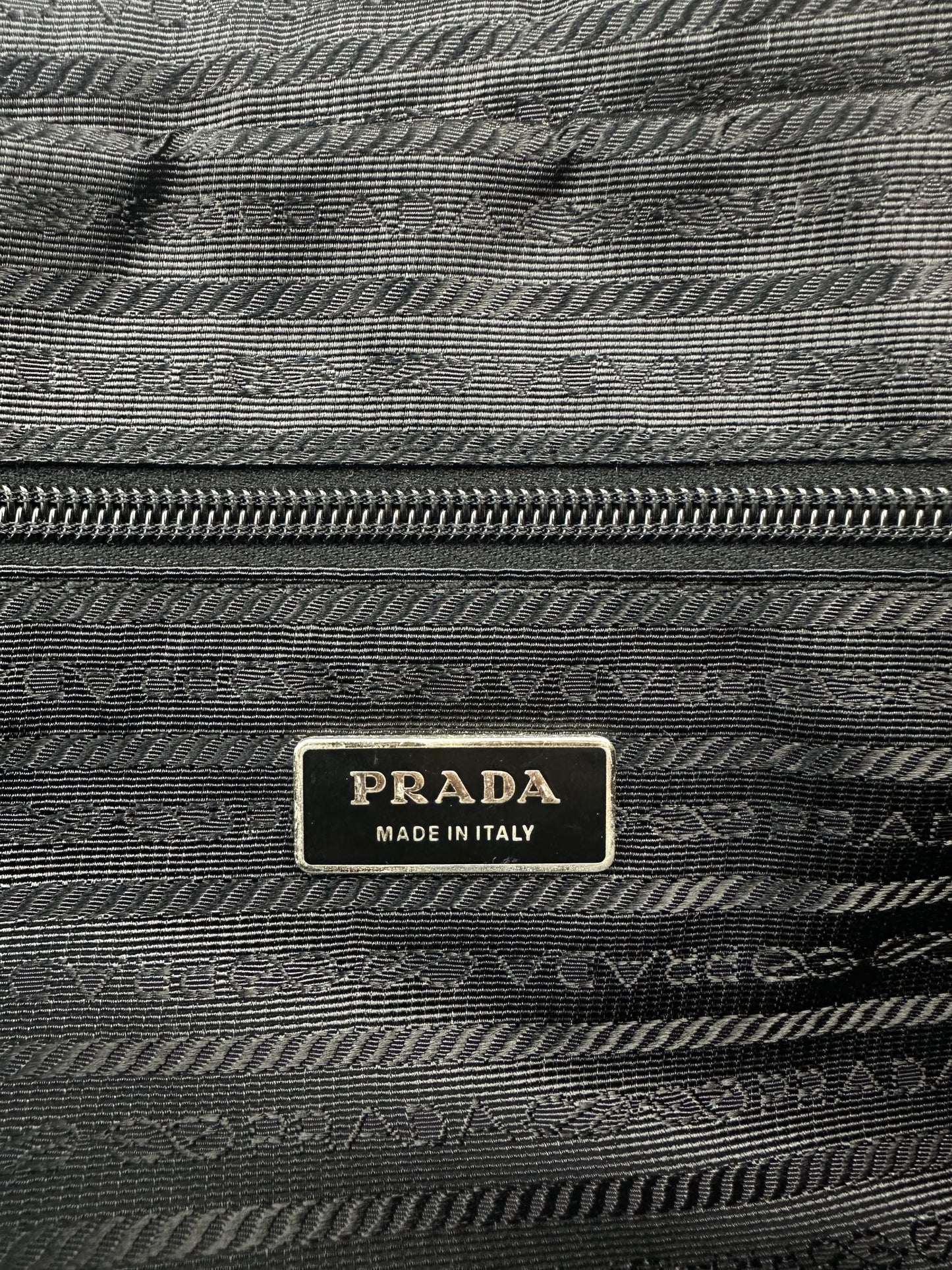 Prada Laptop- Umhängetasche schwarz