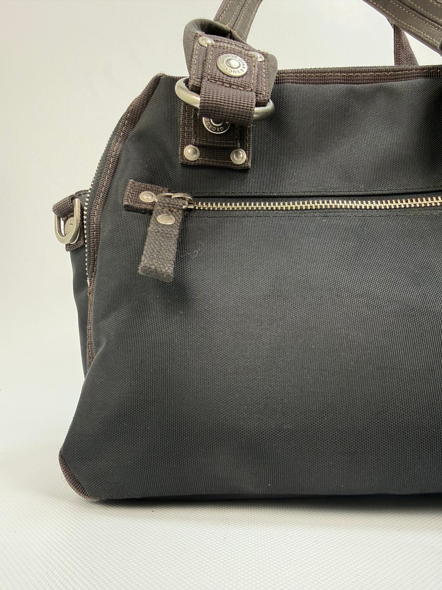 GG&L Handtasche Scandybabyan Schwarz / Braun