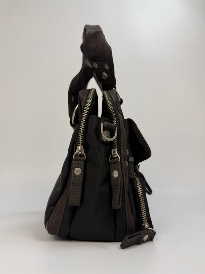 GG&L Handtasche Scandybabyan Schwarz / Braun