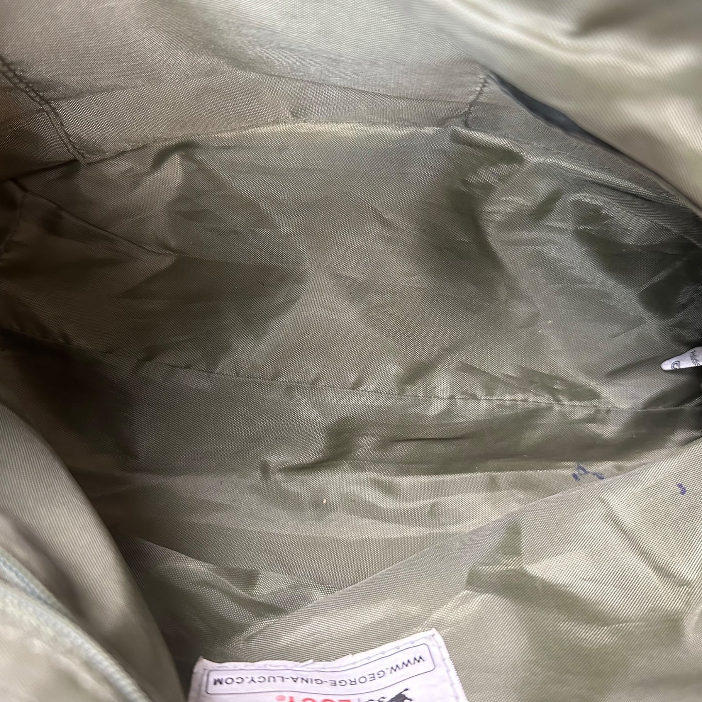 Vintage GG&L Handtasche grün