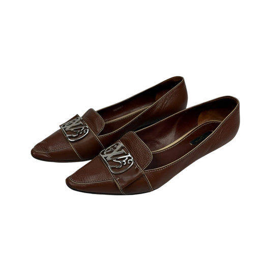 Louis Vuitton Ballerina‘s braun / Silber 39