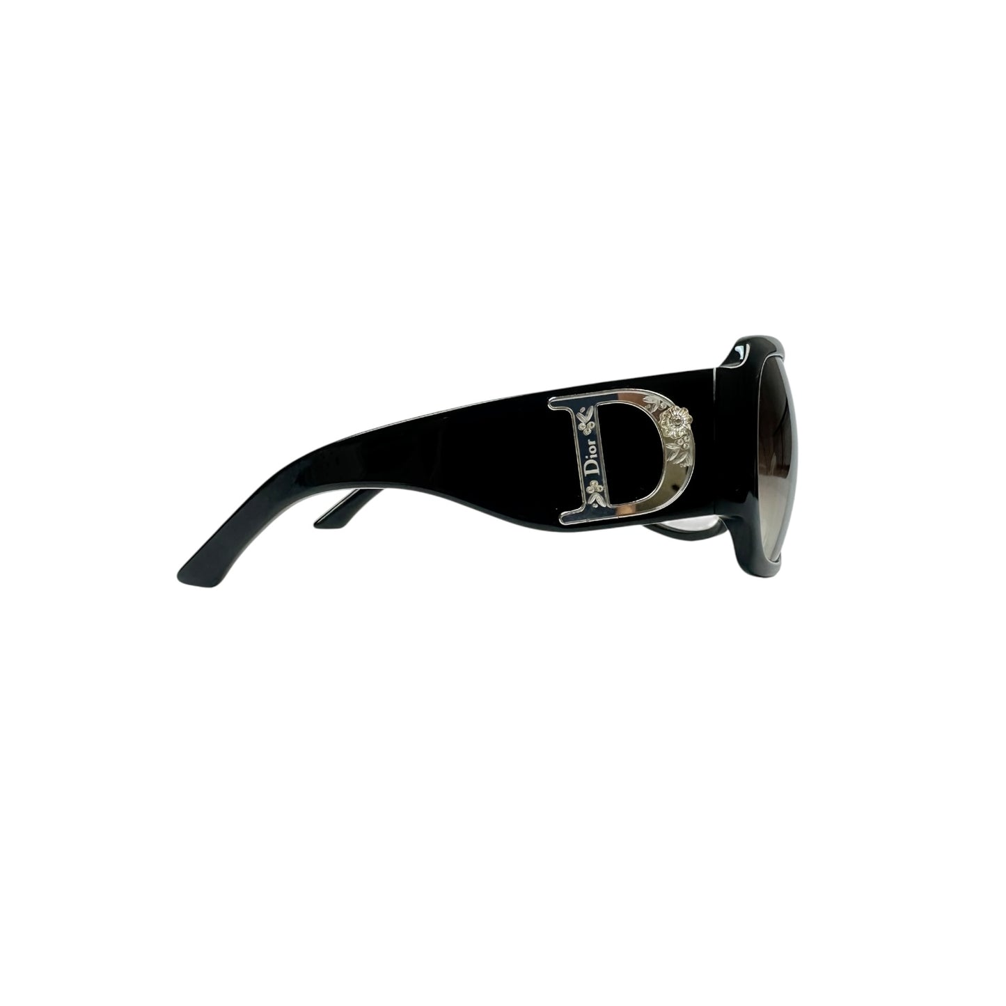 Vintage Christian Dior Sonnenbrille schwarz