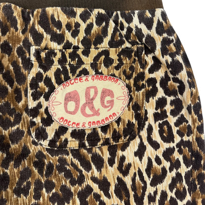 Vintage Dolce & Gabbana Leo Trackpants braun Damen L