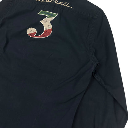 Vintage La Martina x Maserati Hemd Navy blau M