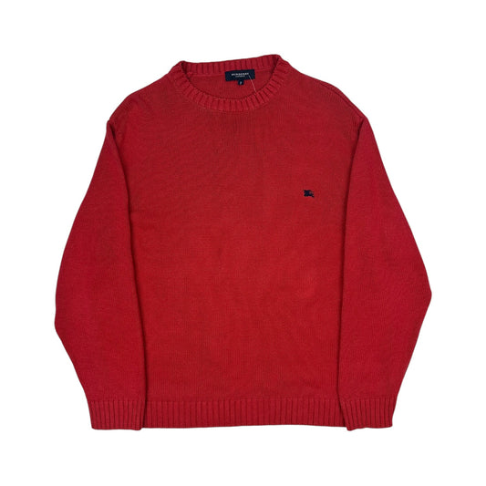 Vintage Burberry Pullovet rot 7/XL