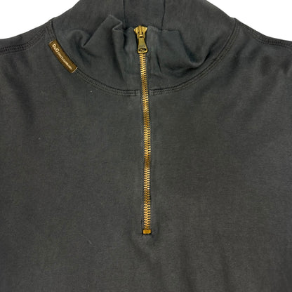 Vintage Dolce & Gabbana Halfzip Pullover dunkelgrau S